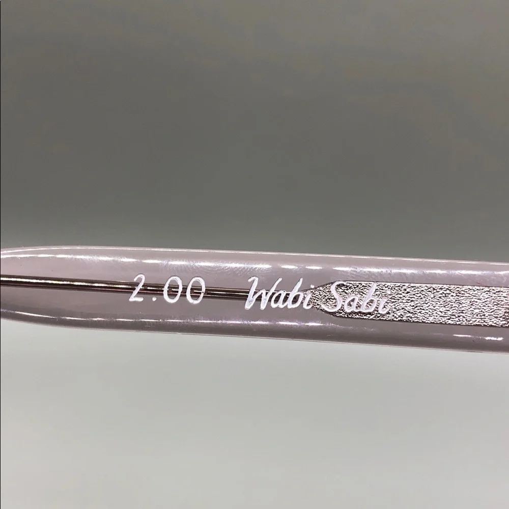 Caddis Wabi Sabi Reading Glasses 2.00 Polished Clear Pink RGB Classic
